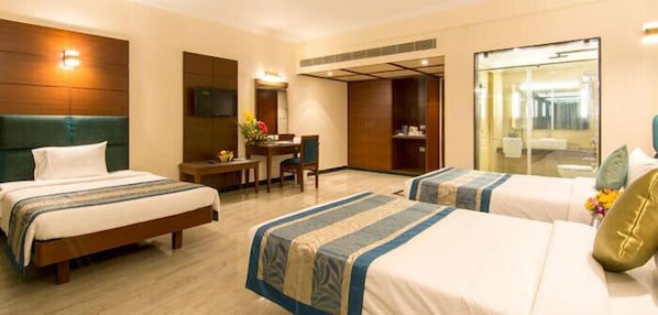 Majesty Grand | In-room safe, desk, laptop workspace, soundproofing