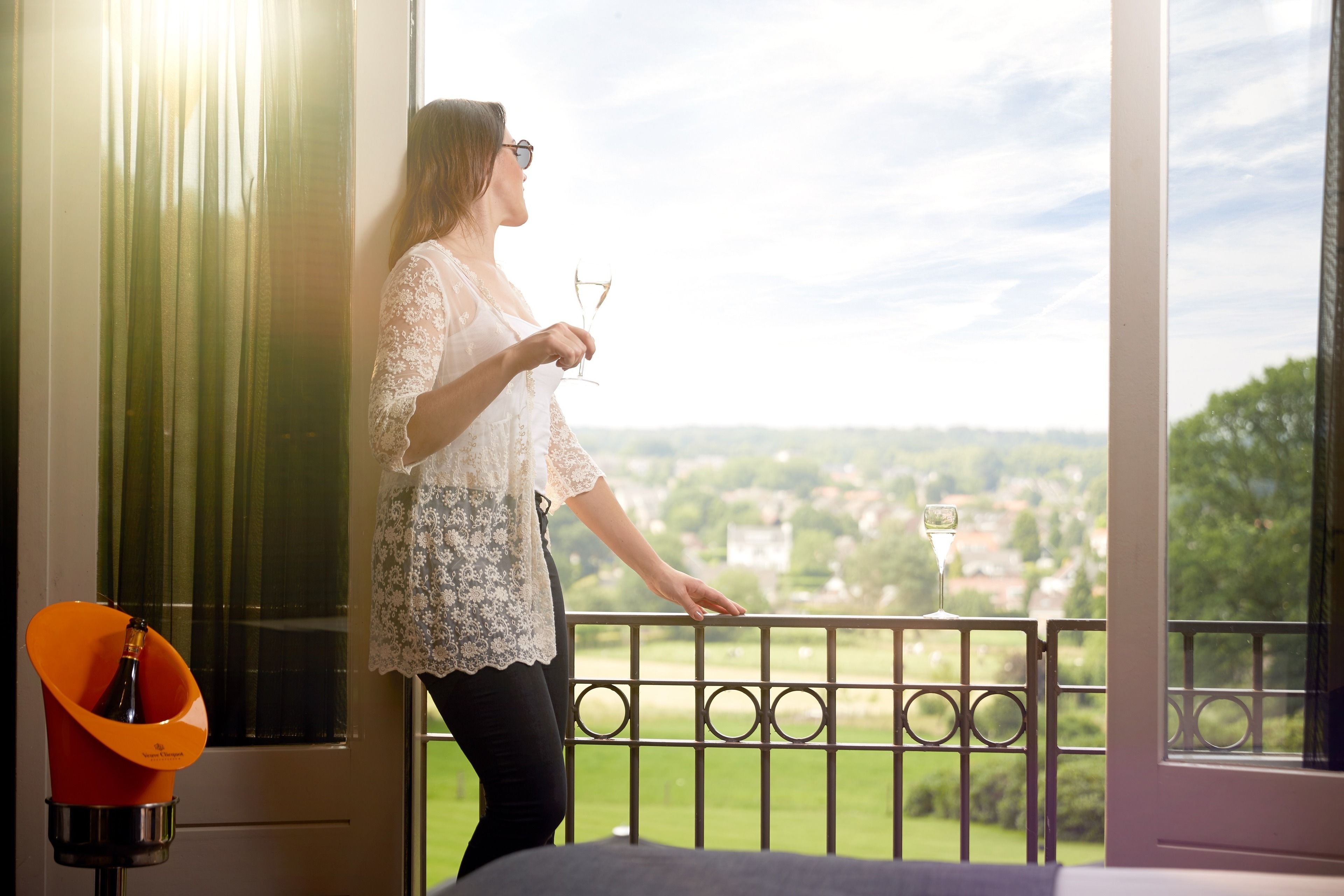 Superior suite, uitzicht op tuin | Kameruitzicht