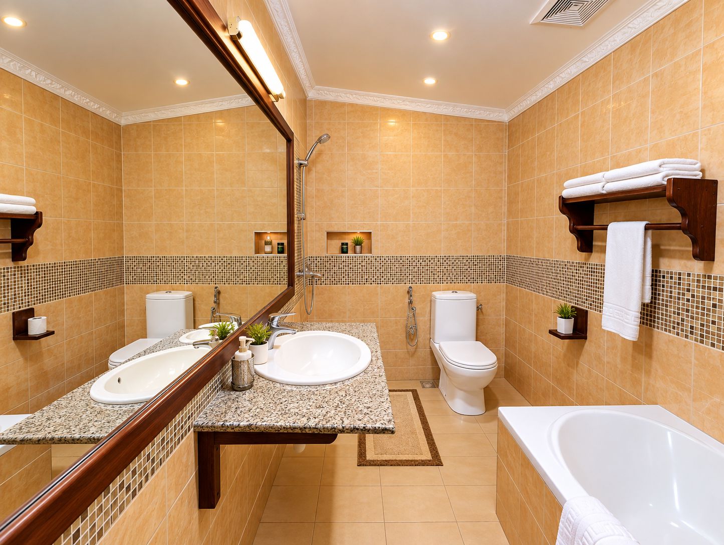 Phòng Suite Cao cấp, quang cảnh biển | Phòng tắm