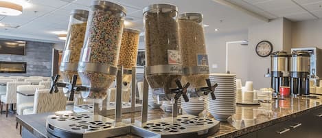 Free buffet breakfast