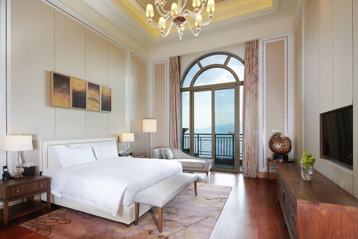 Premier-Suite, Zutritt zur Club Lounge, Seeblick | Wohnbereich