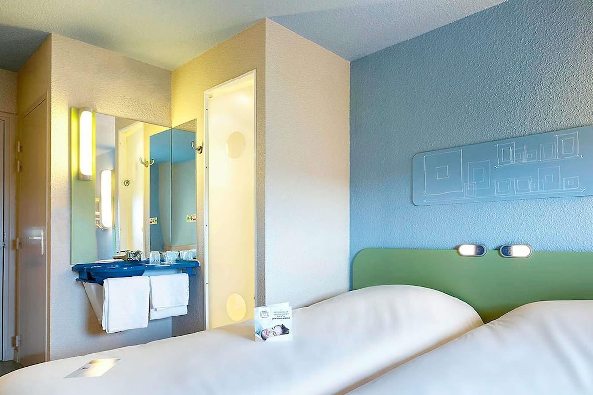 Chambre avec lits jumeaux, 2 lits une place