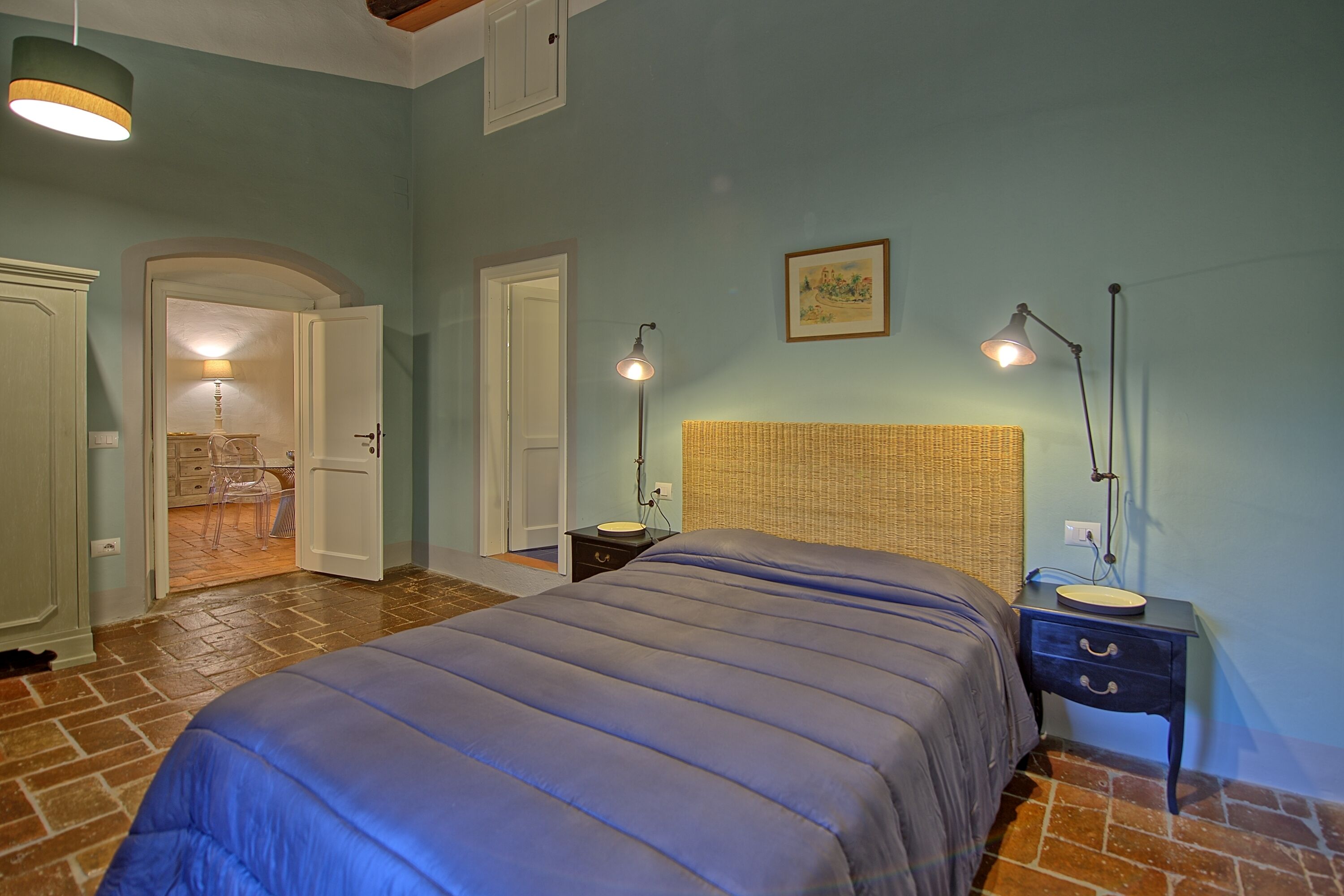 Leilighet, 1 soverom (Kitchen,Montegufoni 17) | Skrivebord, barnesenger og sengetøy