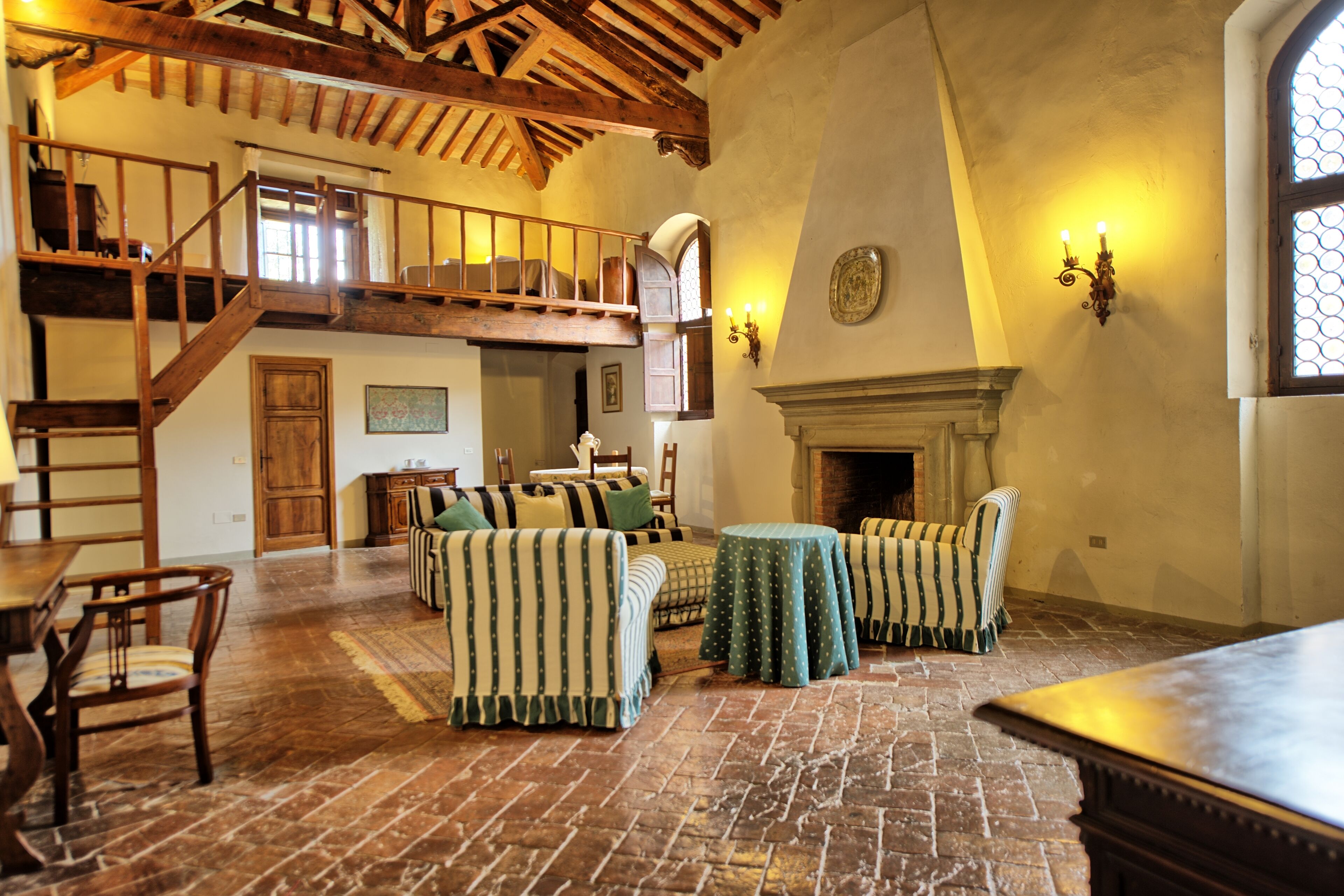 Tradisjonell leilighet, 1 soverom (Refrigerator,Gardenarea,Montegufoni16) | Oppholdsområde