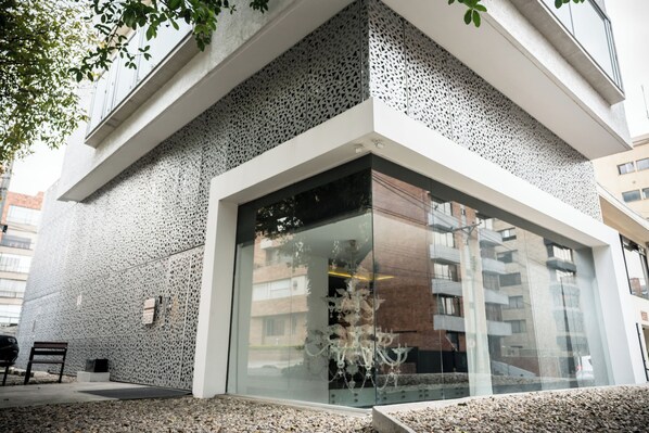 Fassade der Unterkunft
