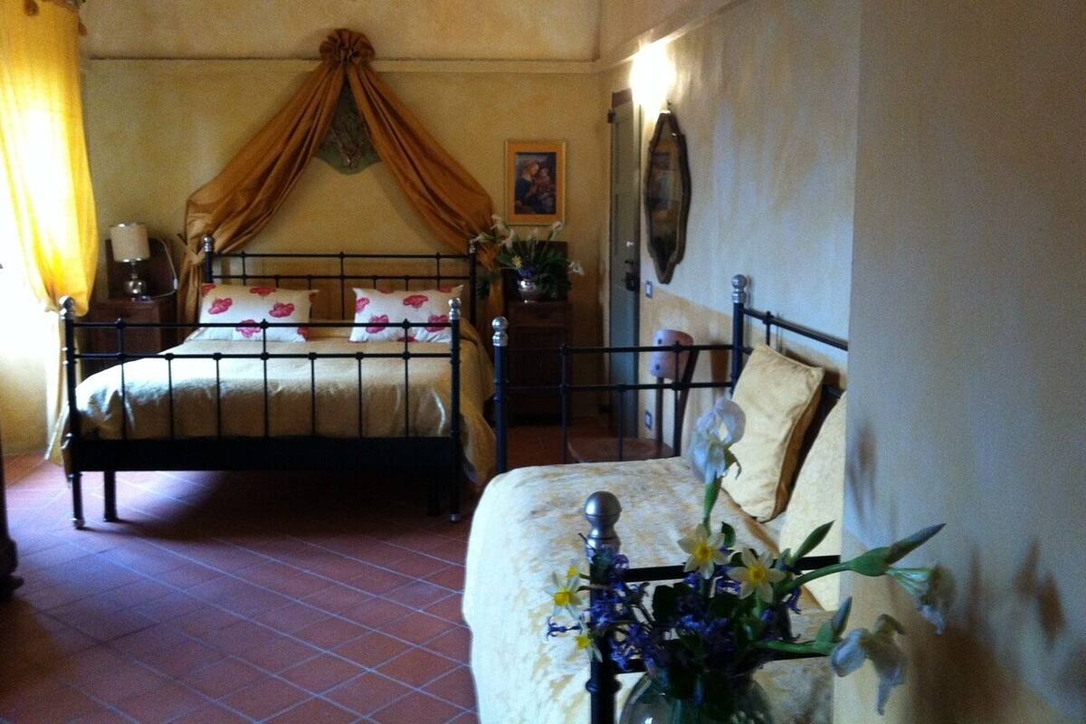 Family Room, 1 Double Bed, Private Bathroom, Courtyard View | Down duvets, blackout curtains, free WiFi, bed sheets