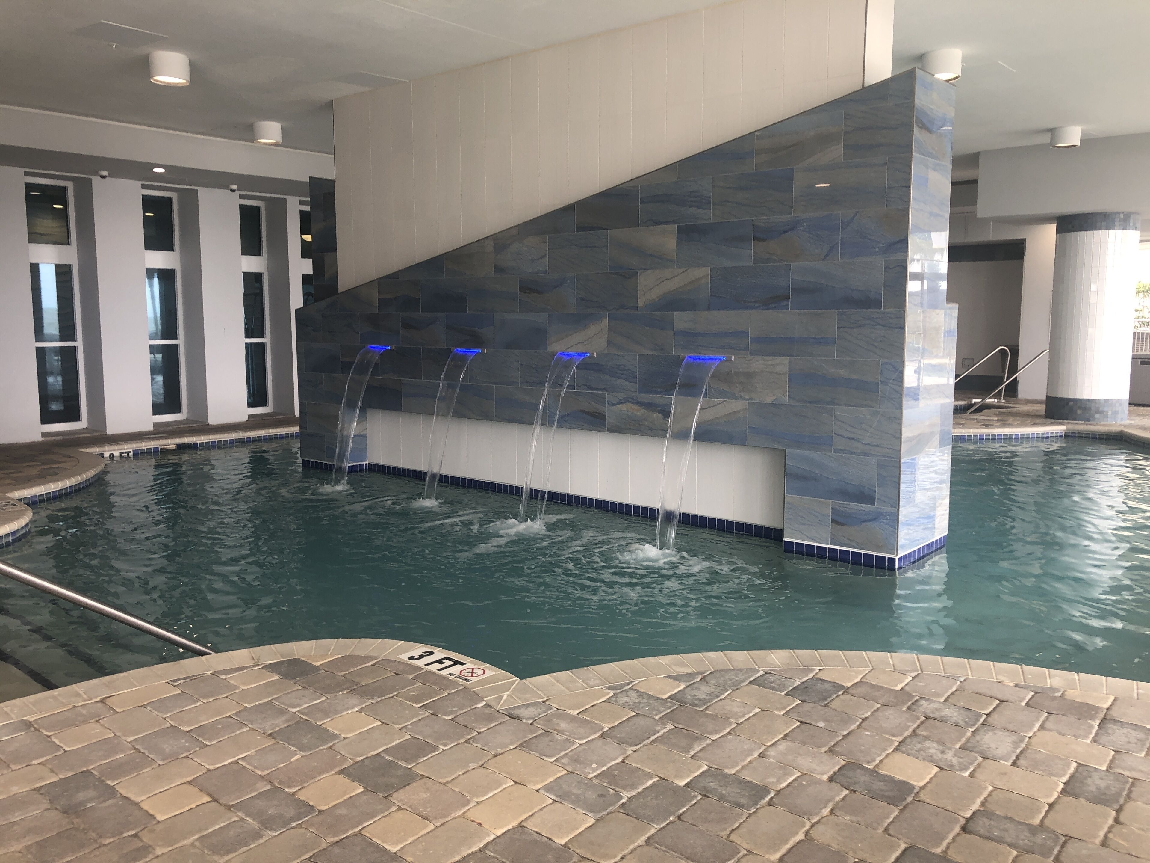 Indoor pool, outdoor pool