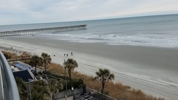 Condo, 1 Bedroom with Two Queen Beds and Balcony, Oceanfront | Balcony view