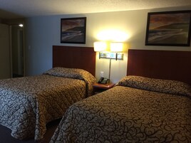 Room, 2 Double Beds, Smoking | Desk, soundproofing, free WiFi, bed sheets