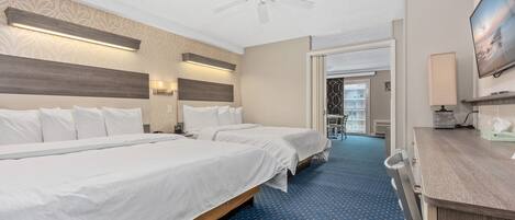 In-room safe, desk, iron/ironing board, free cribs/infant beds