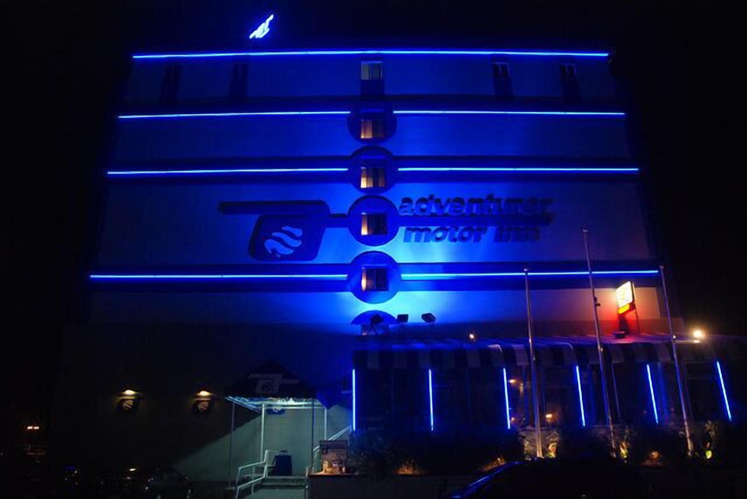 front of property – evening/night