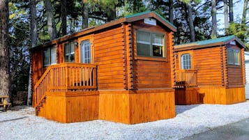 Log Cabin at Anvil Campground