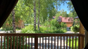 Stuga - privat badrum (Backwoods Cabin) | Balkongutsikt