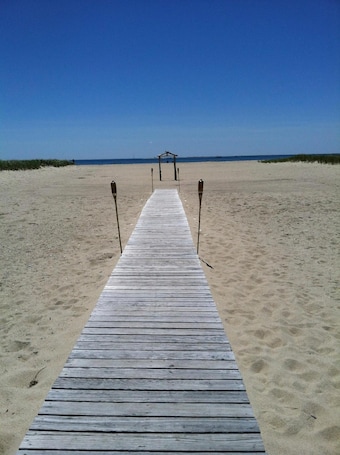 Private beach. Blue Sea Motor Inn