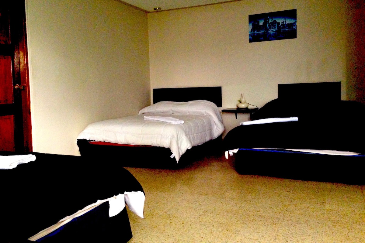 Premium bedding, desk, iron/ironing board, rollaway beds