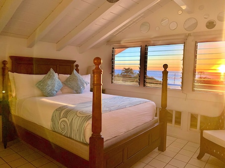 Oceanview Room | 1 bedroom, premium bedding, individually decorated