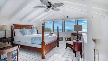 Suite, KĂŒche, eingeschrĂ€nkter Meerblick (Oceanview) | Hochwertige Bettwaren, individuell dekoriert, individuell eingerichtet