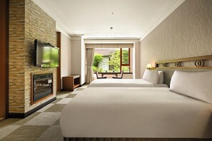 Ropa de cama de alta calidad y minibar con artículos gratuitos