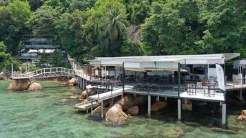 Ocean views, open daily