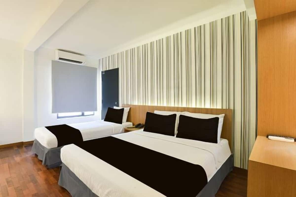 Ropa de cama de alta calidad y minibar