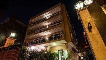 Front of property - evening/night