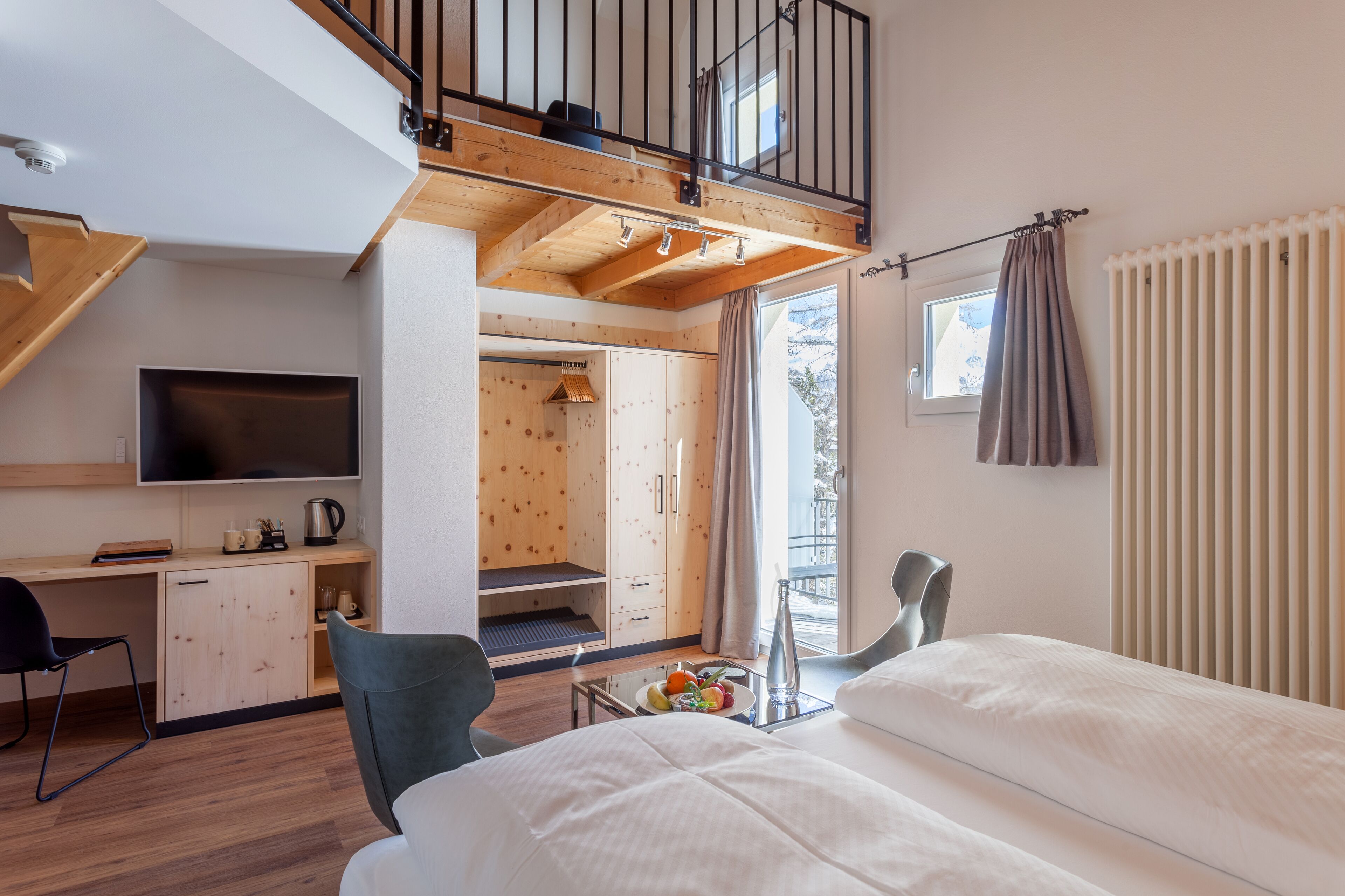 family room | living area | led tv, dvd player, first-run films