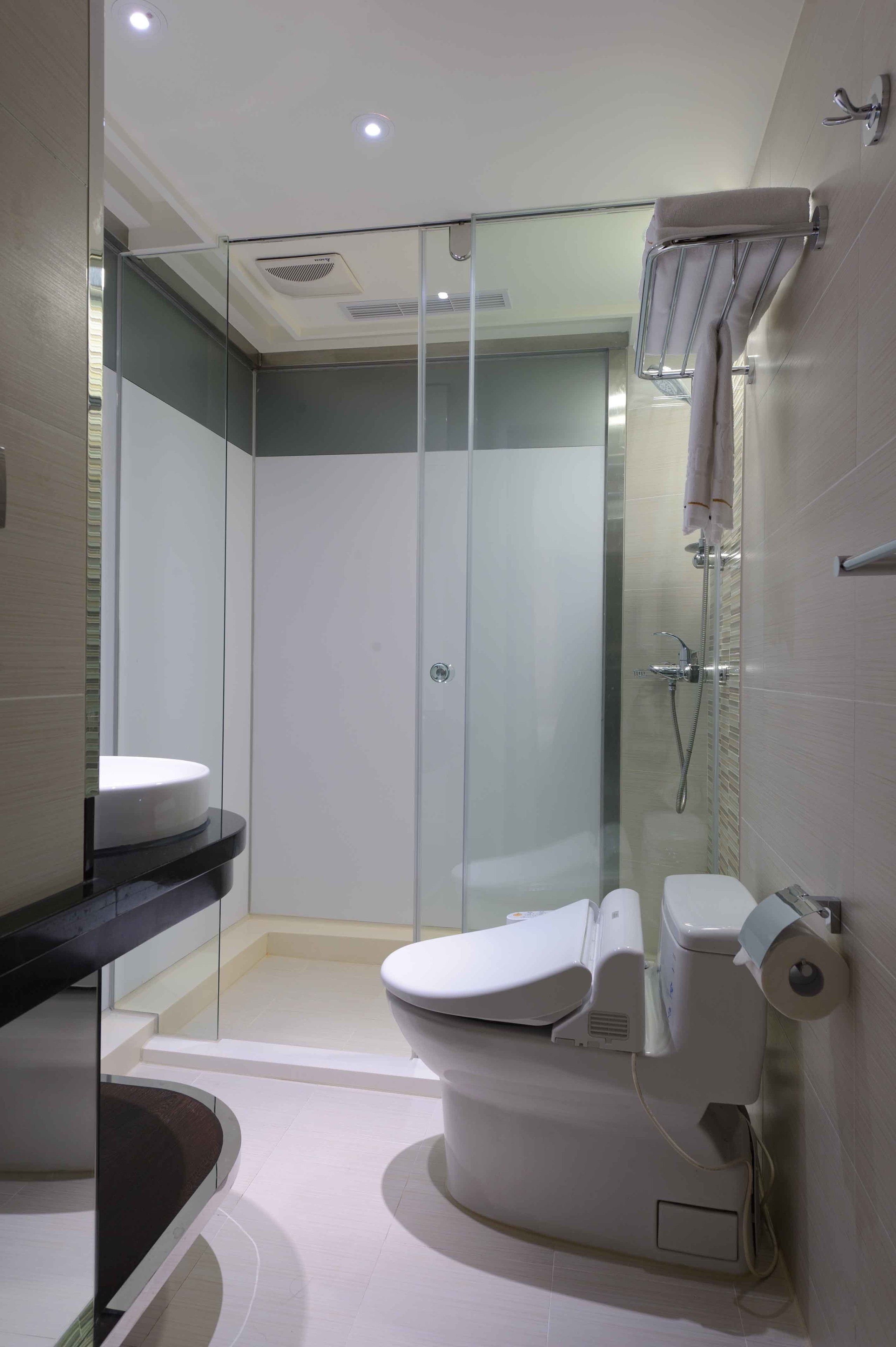 hair dryer, slippers, towels