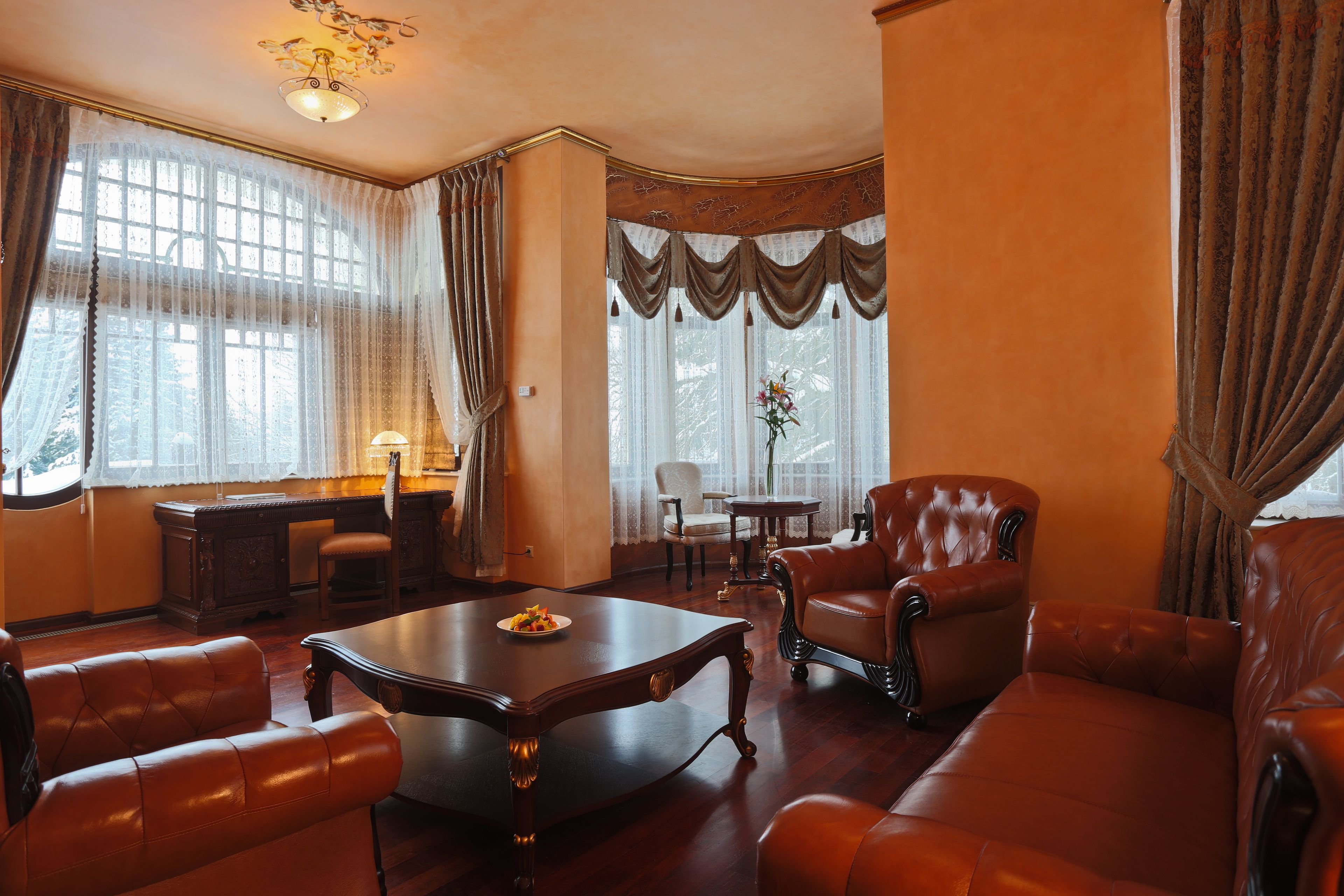 Royal Suite, 1 Double Bed, Park View, Executive Level | Living area | Flat-screen TV