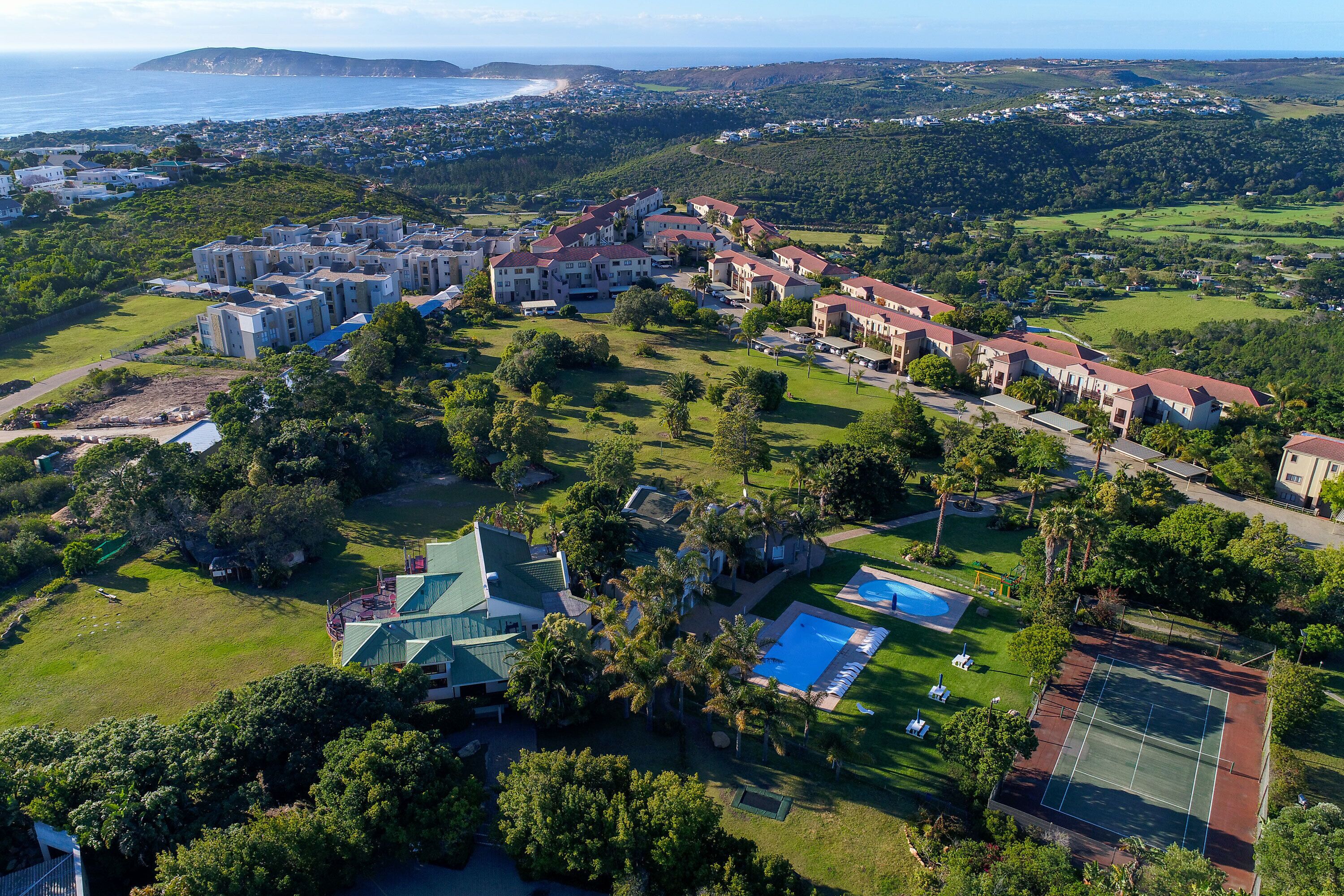 منظر من الجو على ارتفاع عالٍ