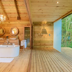Doppia Luxury (Forest) | Bagno | Vasca e doccia separate, vasca da bagno a immersione totale