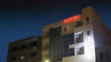 Front of property – evening/night