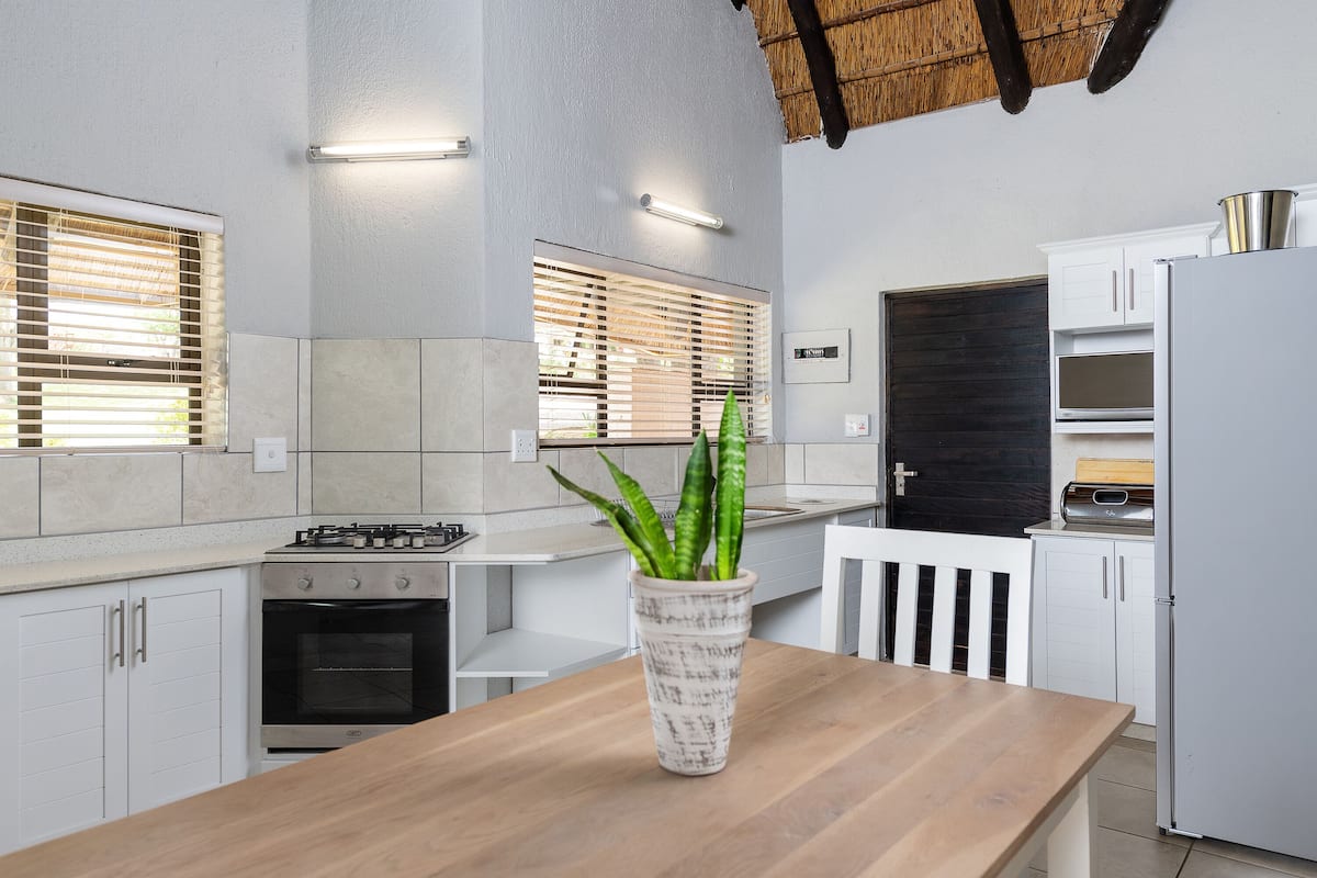 four bedroom luxury chalet with splash pool | private kitchen | fridge, coffee/tea maker, electric kettle