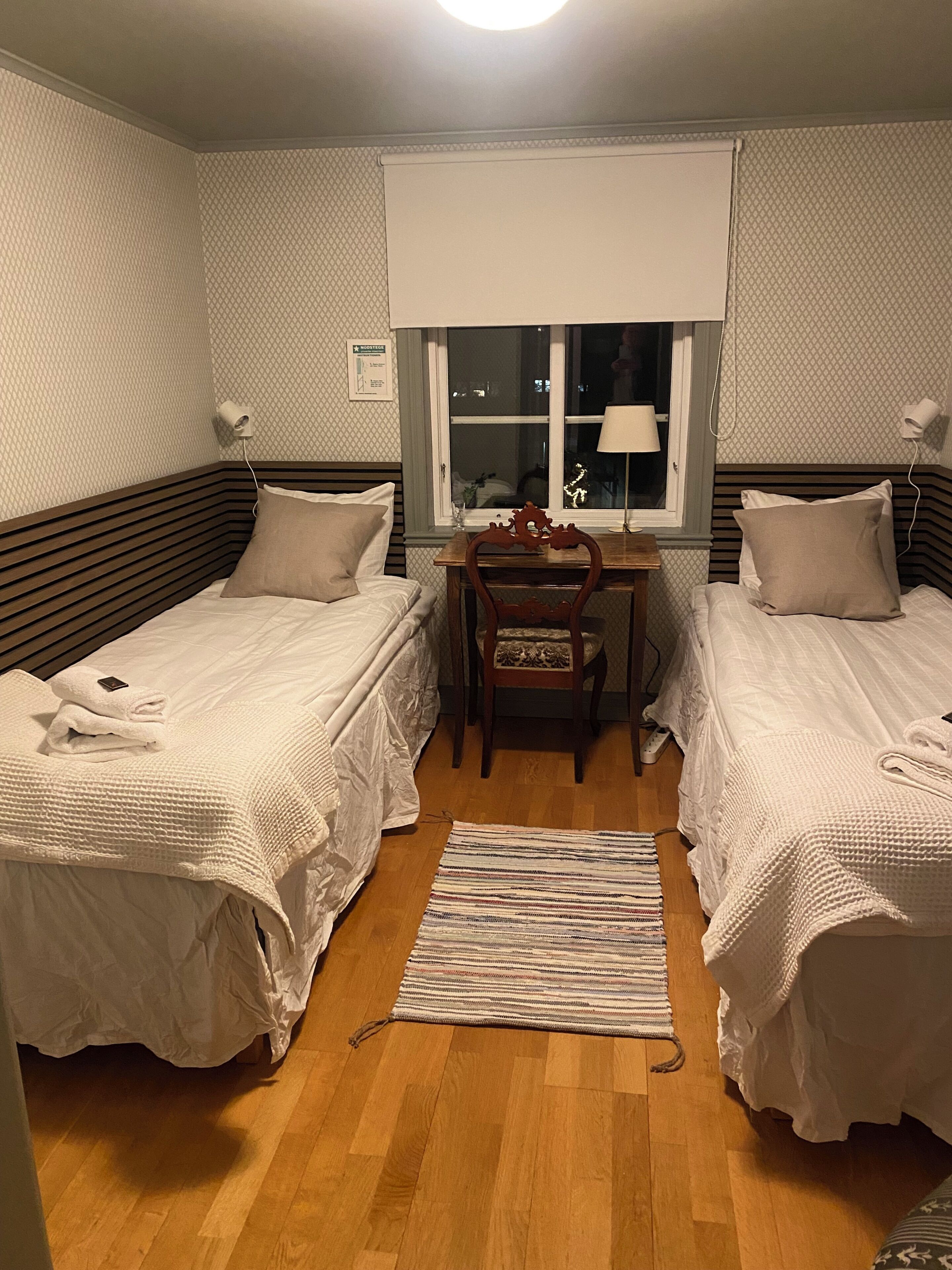Basic Twin Room, Shared Bathroom | Individually decorated, desk, iron/ironing board, free WiFi