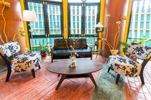 Sala de estar en el lobby