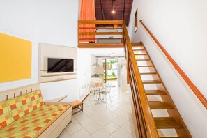 Apartamento (3) | Frigobar, cortinas blackout, Wi-Fi de cortesia