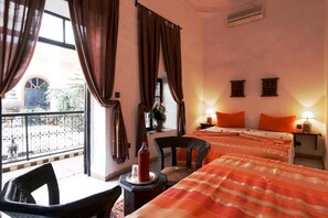 Premium bedding, in-room safe, individually decorated