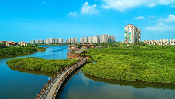 Deluxe Room, 1 King Bed, Lake View | Minibar, in-room safe, desk, blackout curtains - DoubleTree Resort by Hilton Hainan Chengmai (Chengmai)