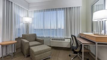 In-room safe, desk, iron/ironing board, free cribs/infant beds