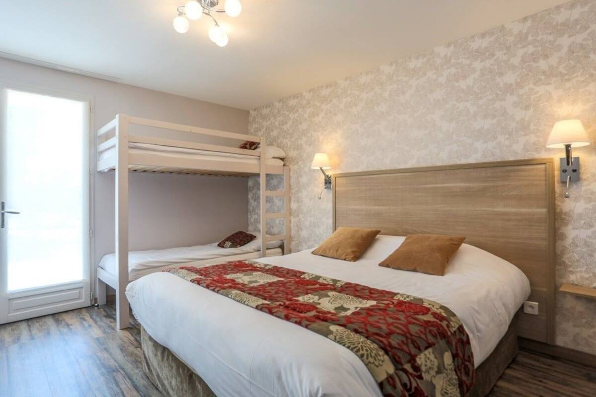 Chambre Familiale, 1 chambre, terrasse, côté jardin