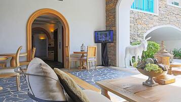 Sala de estar en el lobby