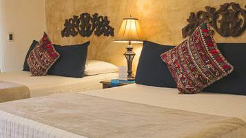 Standard Double Room, 2 Double Beds (City View) | Premium bedding, pillowtop beds, in-room safe, desk