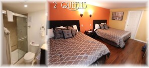 Standard Room, 2 Double Beds | Free WiFi - Twin Peaks Motel (Greater Napanee)