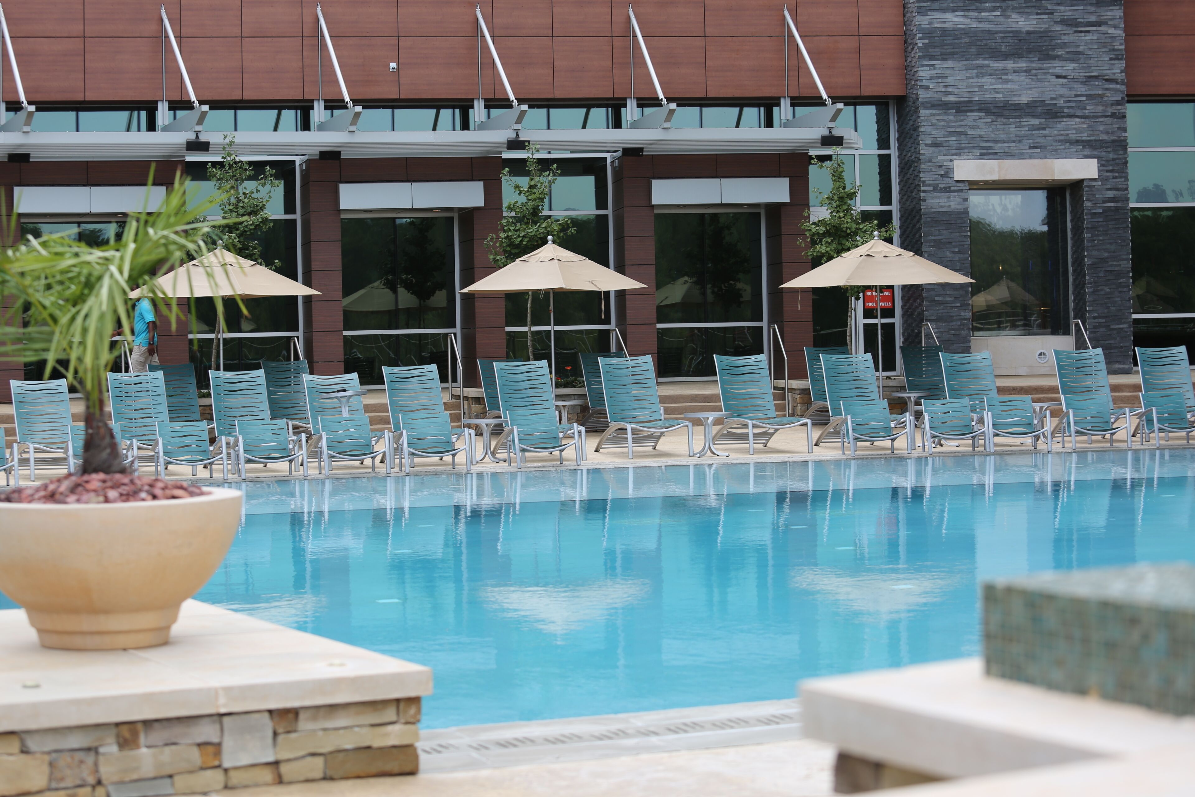 Seasonal outdoor pool