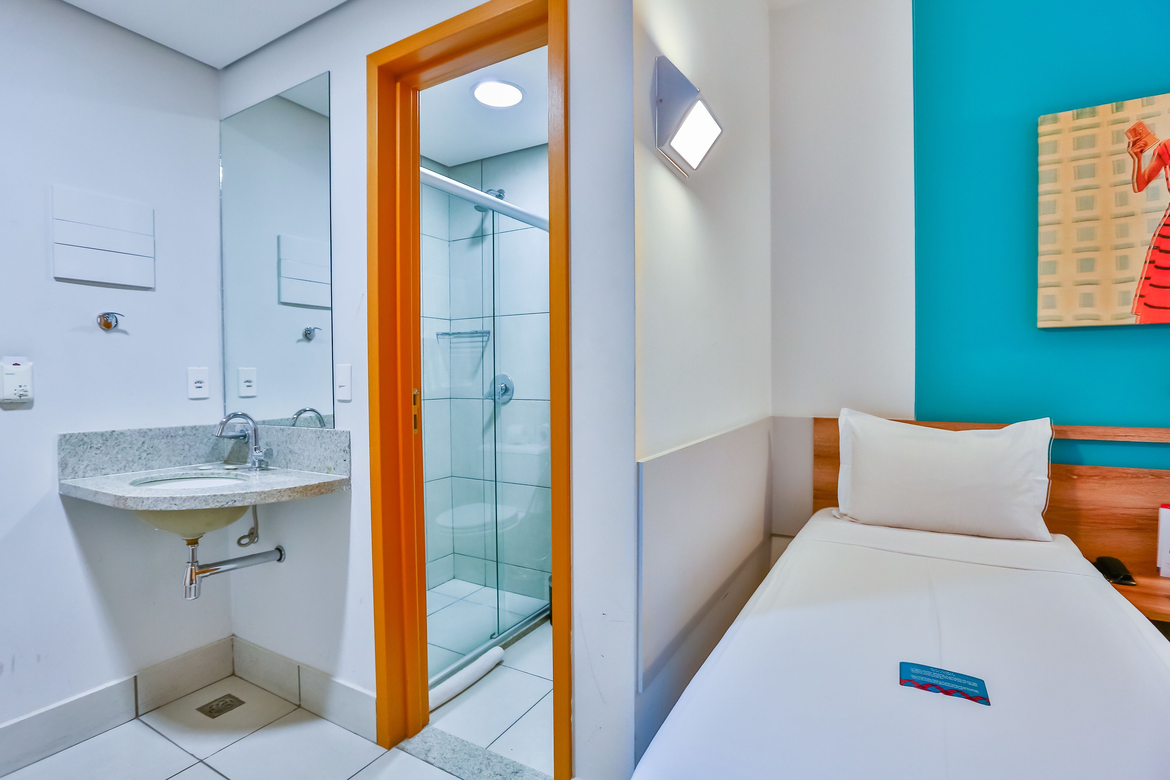 standard twin room | minibar, desk, blackout curtains, iron/ironing board