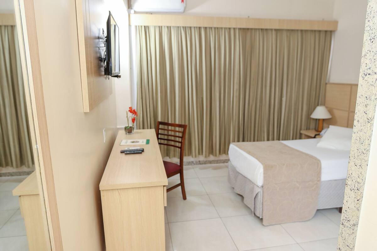 standard room (adapted) | minibar, in-room safe, desk, laptop workspace