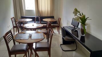 Opções para refeição no quarto