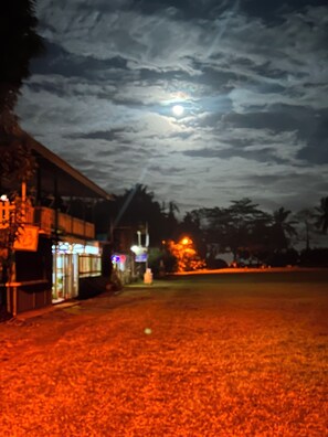 Overlooking a serene natural landscape, this building offers a peaceful retreat.