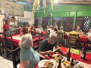 Breakfast, lunch, dinner served; Caribbean cuisine - Miss Miriam Beachfront Cabins (Colorado)