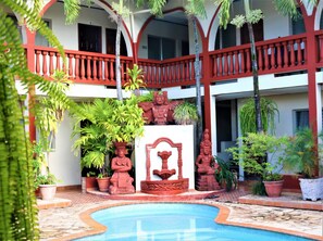 Terrace/patio - Hotel Buena Vista (Copan Ruinas)