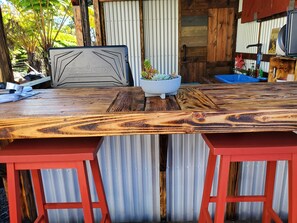 Luxury Tent | Terrace/patio - Volcano Acres Ranch B&B (Volcano)